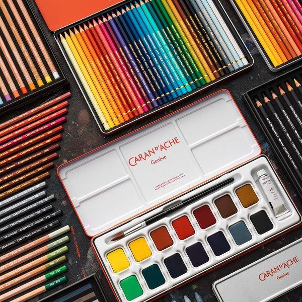 Professional Watercolor Kit – Rich Pigments & Smooth Blending