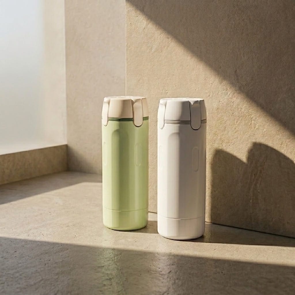 STAQX™ | 4-in-1 Travel Dispenser Leakproof Bottles for Shampoo & Lotion