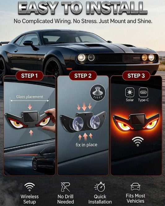 Devil's Eye LED car warning light